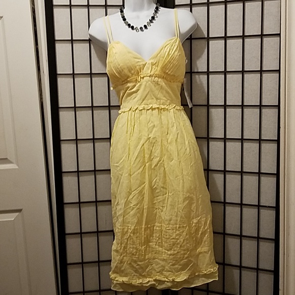 yellow dress size 8